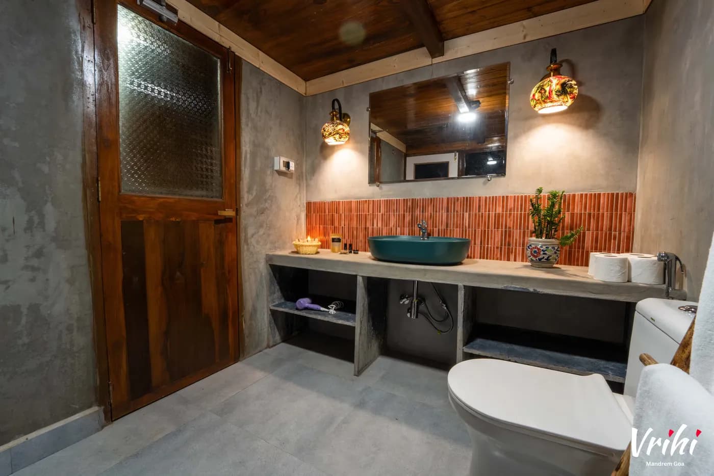 The ensuite washroom